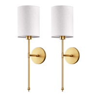 WIRELESS CYLINDRICAL WALL SCONCES (SET OF 2)