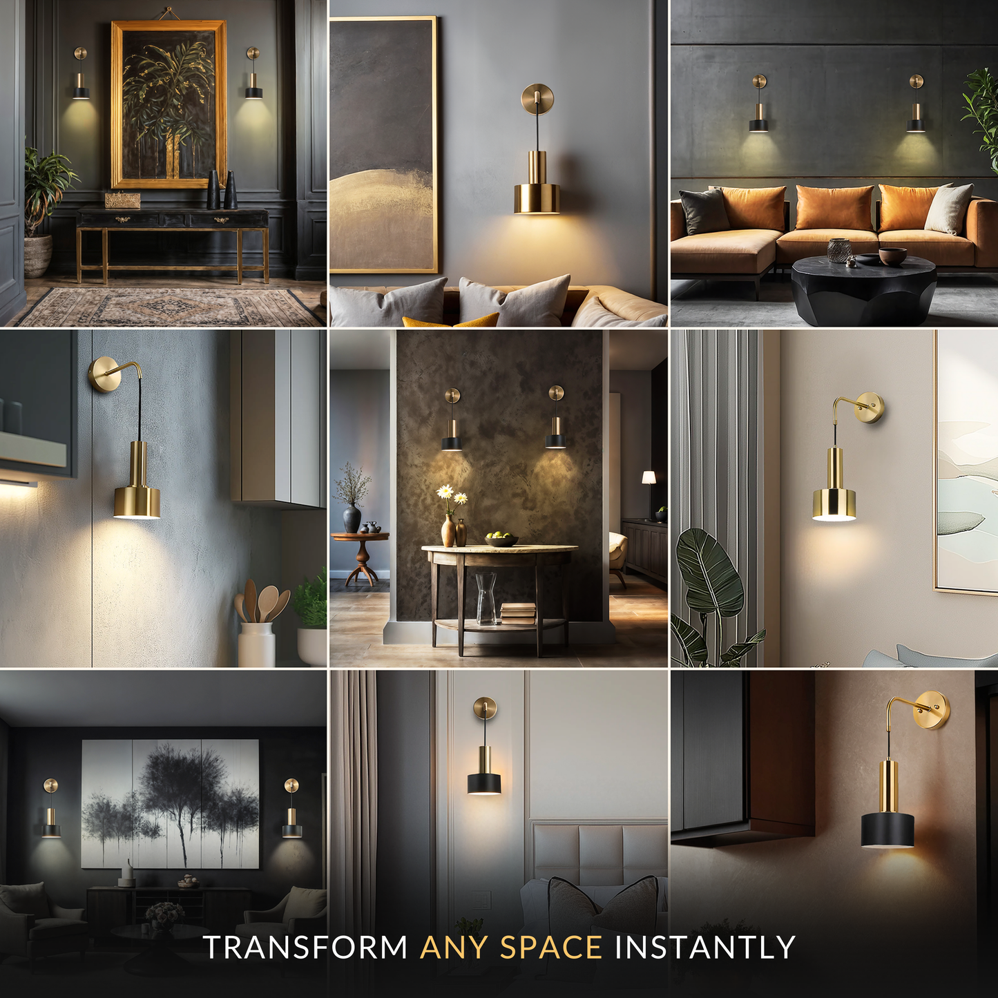 GLOWDROP WIRELESS WALL SCONCES (SET OF 2 + 2 BULBS FREE)