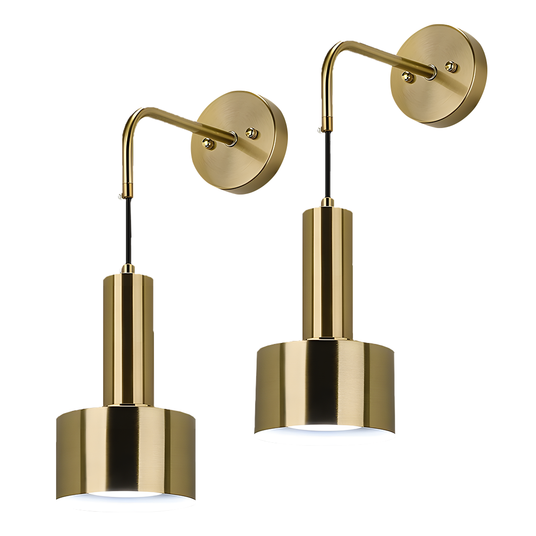 GLOWDROP WIRELESS WALL SCONCES (SET OF 2 + 2 BULBS FREE)